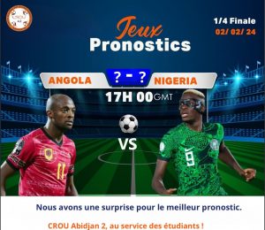 Lire la suite à propos de l’article JEU PRONOSTIC NIGERIA vs ANGOLA